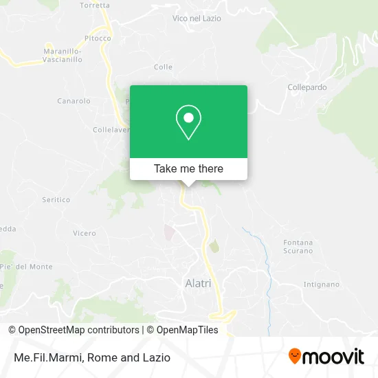 Me.Fil.Marmi map