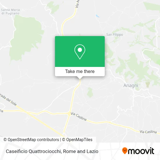 Caseificio Quattrociocchi map