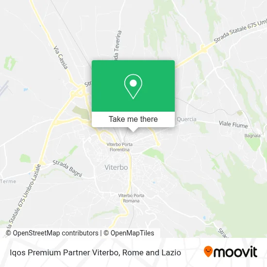 Iqos Premium Partner Viterbo map