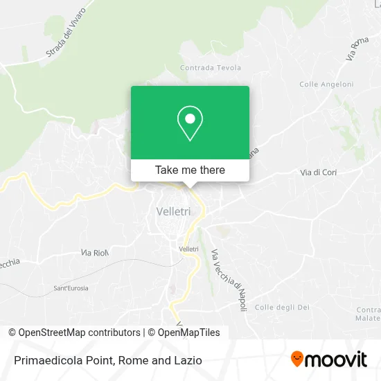 Primaedicola Point map