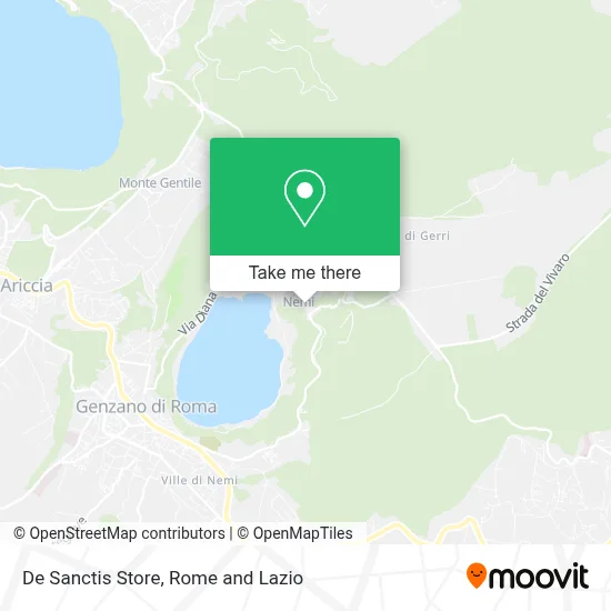 De Sanctis Store map