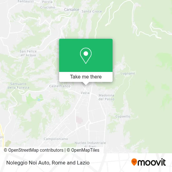 Noleggio Noi Auto map