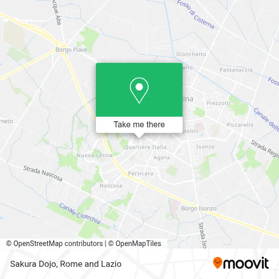 Sakura Dojo map