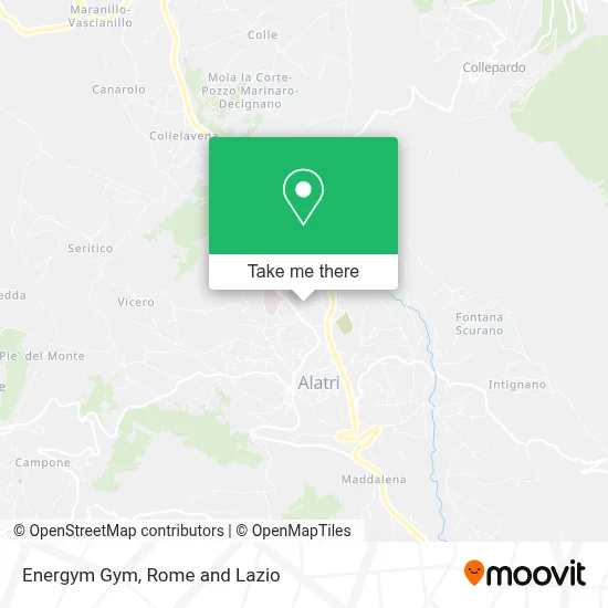 Energym Gym map