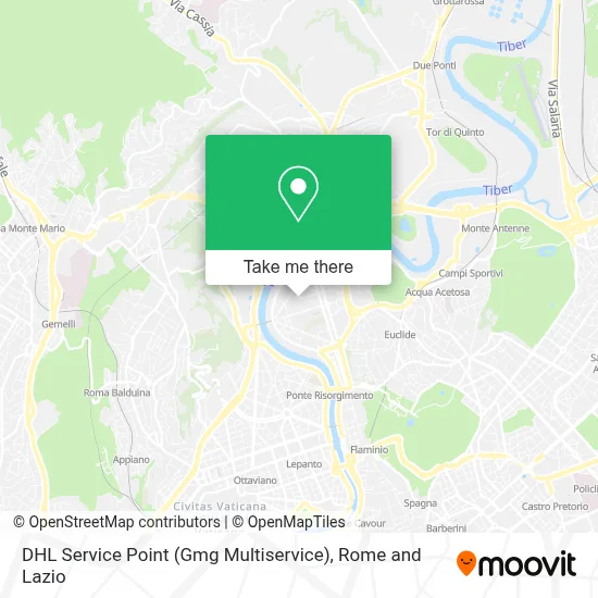 DHL Service Point (Gmg Multiservice) map