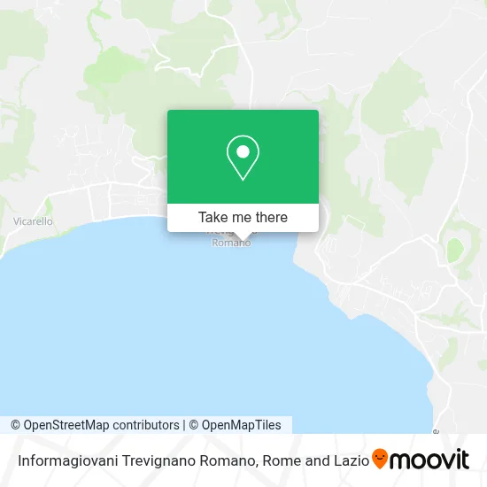 Informagiovani Trevignano Romano map
