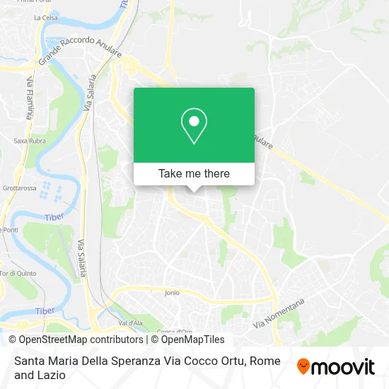 Santa Maria Della Speranza Via Cocco Ortu map