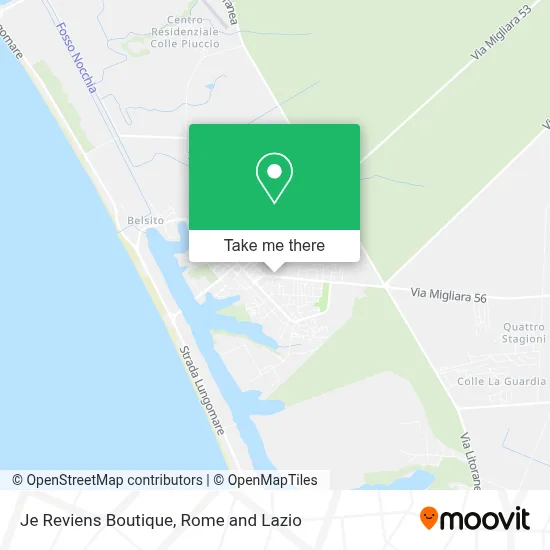 Je Reviens Boutique map