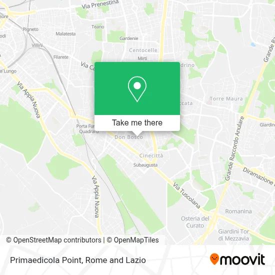 Primaedicola Point map