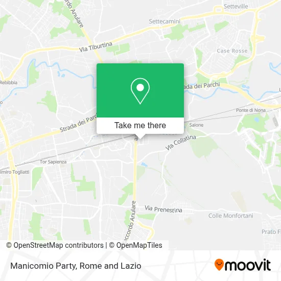Manicomio Party map