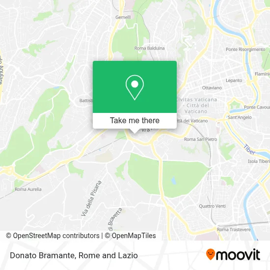 Donato Bramante map
