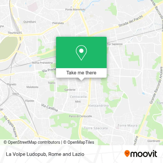 La Volpe Ludopub map