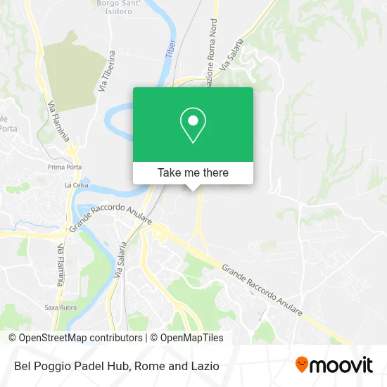 Bel Poggio Padel Hub map