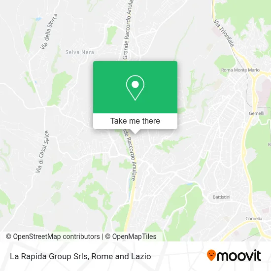La Rapida Group Srls map