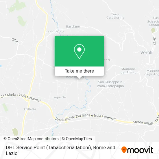 DHL Service Point (Tabaccheria Iaboni) map