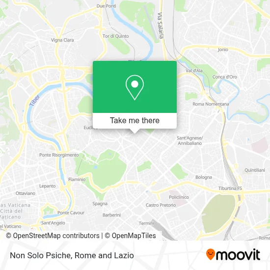 Non Solo Psiche map