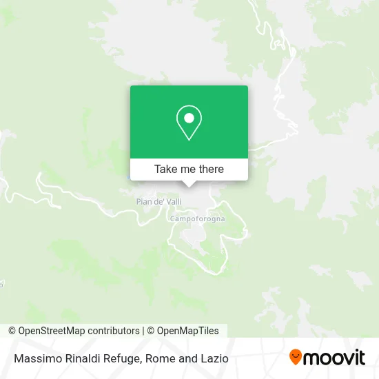 Massimo Rinaldi Refuge map
