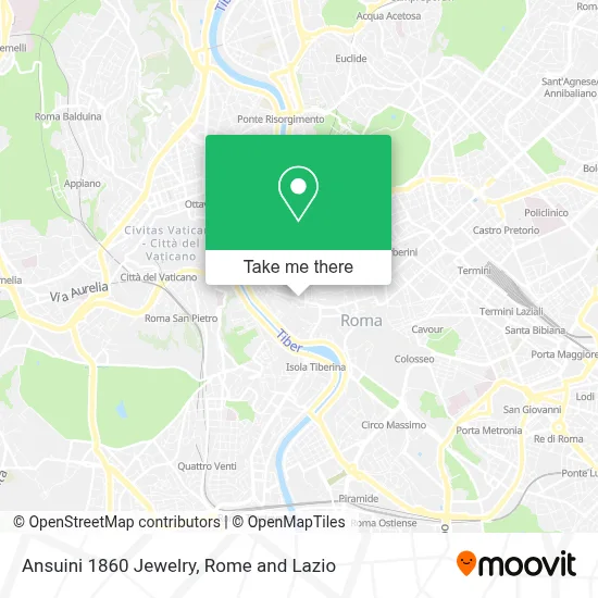 Ansuini 1860 Jewelry map