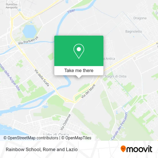 Rainbow School map