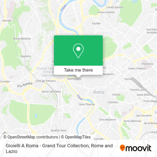 Gioielli A Roma - Grand Tour Collection map
