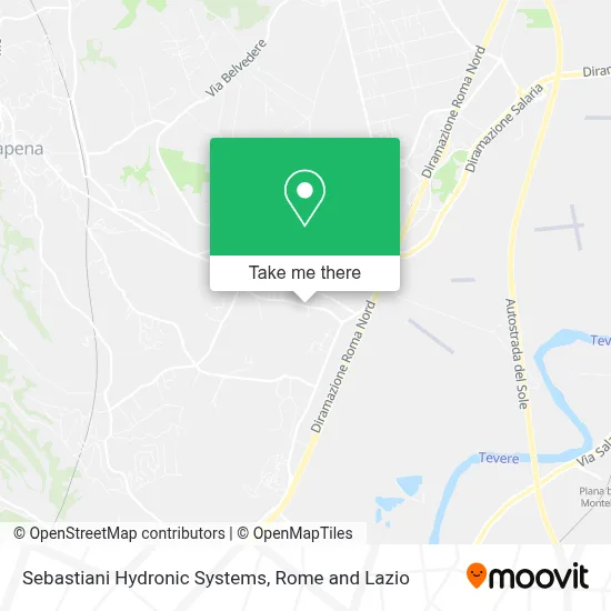 Sebastiani Hydronic Systems map