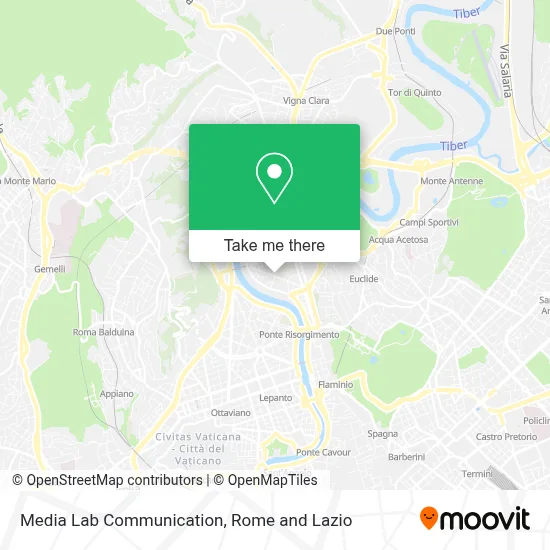 Media Lab Communication map