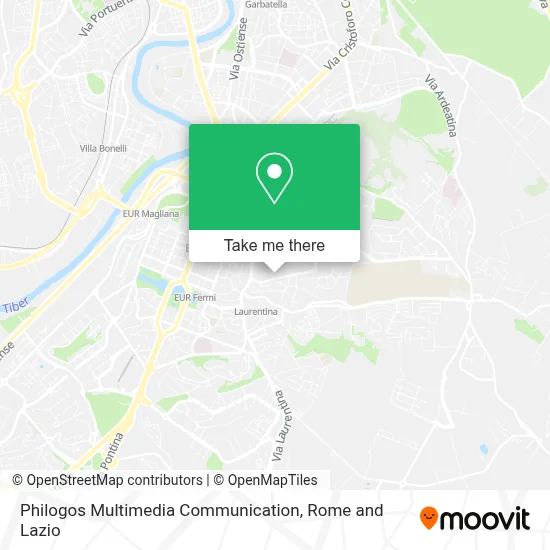 Philogos Multimedia Communication map