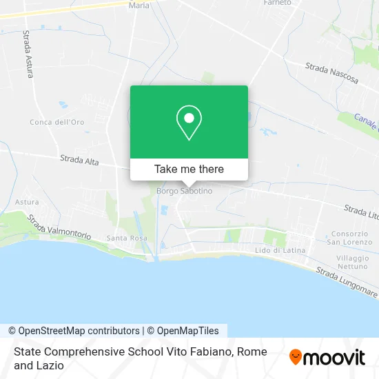 State Comprehensive School Vito Fabiano map