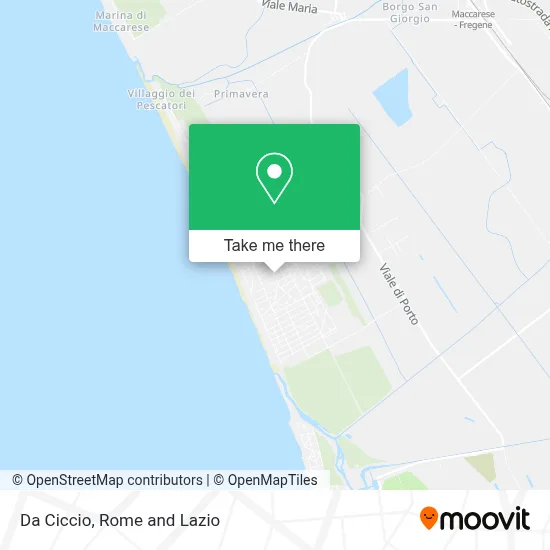 Da Ciccio map