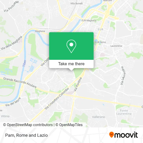 Pam map
