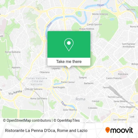 Ristorante La Penna D'Oca map