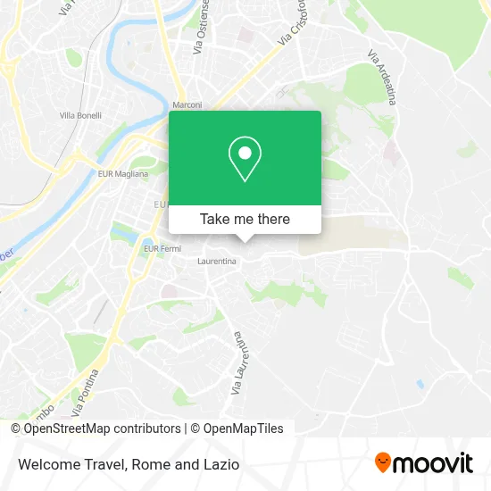 Welcome Travel map