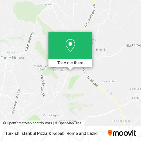 Turkish Istanbul Pizza & Kebab map