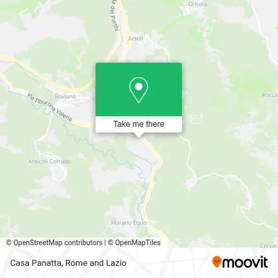 Casa Panatta map