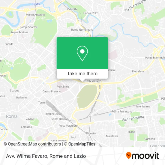 Avv. Wilma Favaro map