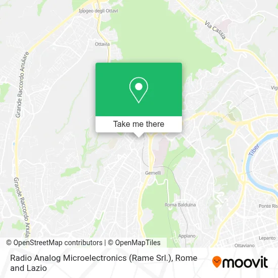 Radio Analog Microelectronics (Rame Srl.) map