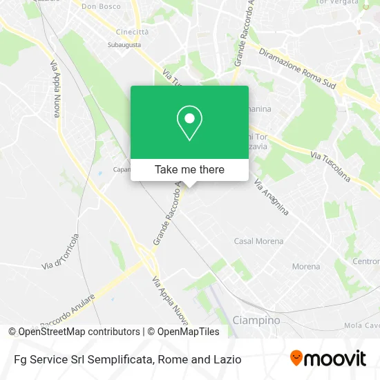 Fg Service Srl Semplificata map