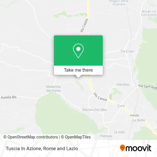 Tuscia In Azione map