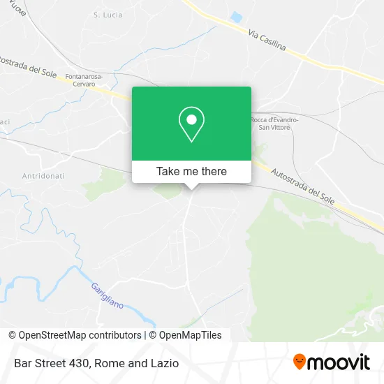 Bar Street 430 map