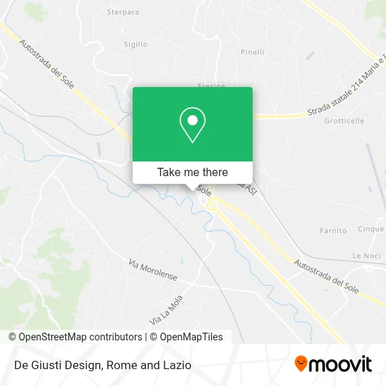 De Giusti Design map