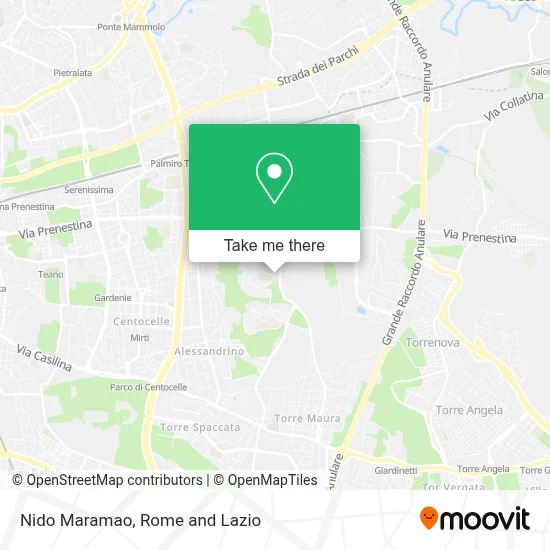 Nido Maramao map