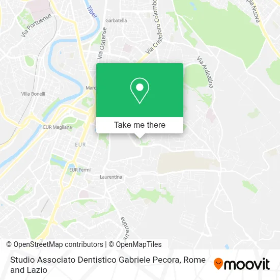 Studio Associato Dentistico Gabriele Pecora map
