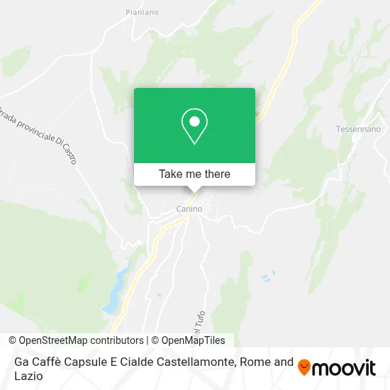 Ga Caffè Capsule E Cialde Castellamonte map
