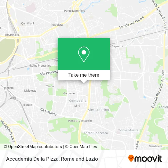 Accademia Della Pizza map