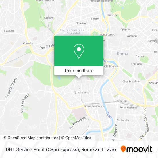 DHL Service Point (Capri Express) map
