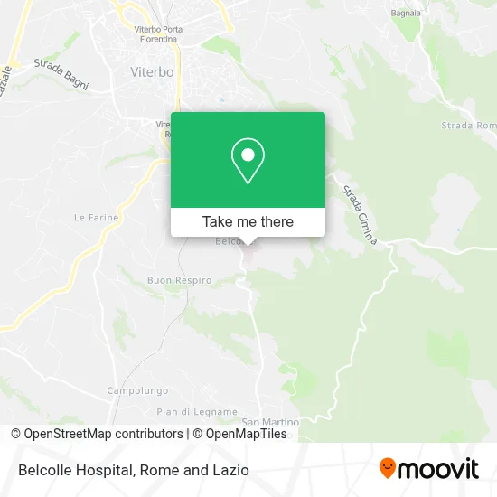 Belcolle Hospital map