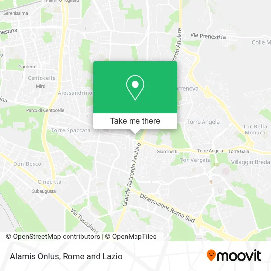 Alamis Onlus map