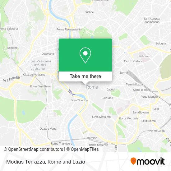 Modius Terrazza map