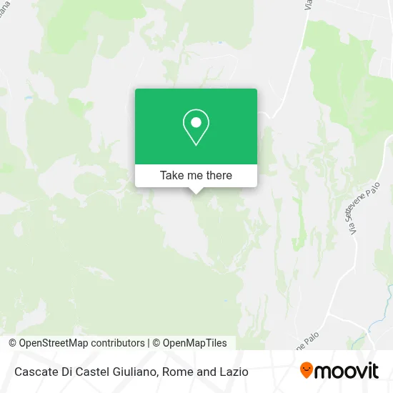 Cascate Di Castel Giuliano map