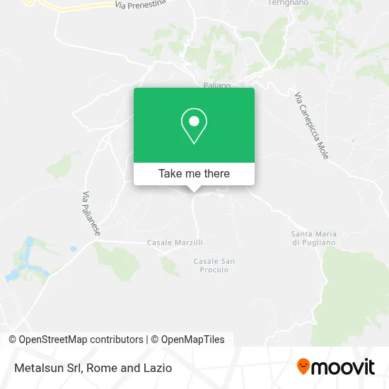 Metalsun Srl map